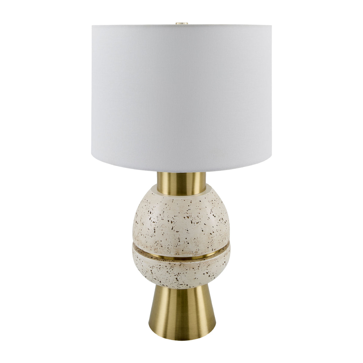 Modern European furniture - Textured Stacked Base Table Lamp - www.oroa.com | Oroa.com