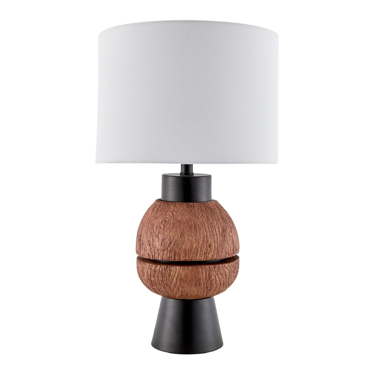 Modern European furniture - Brown Stacked Base Table Lamp - www.oroa.com