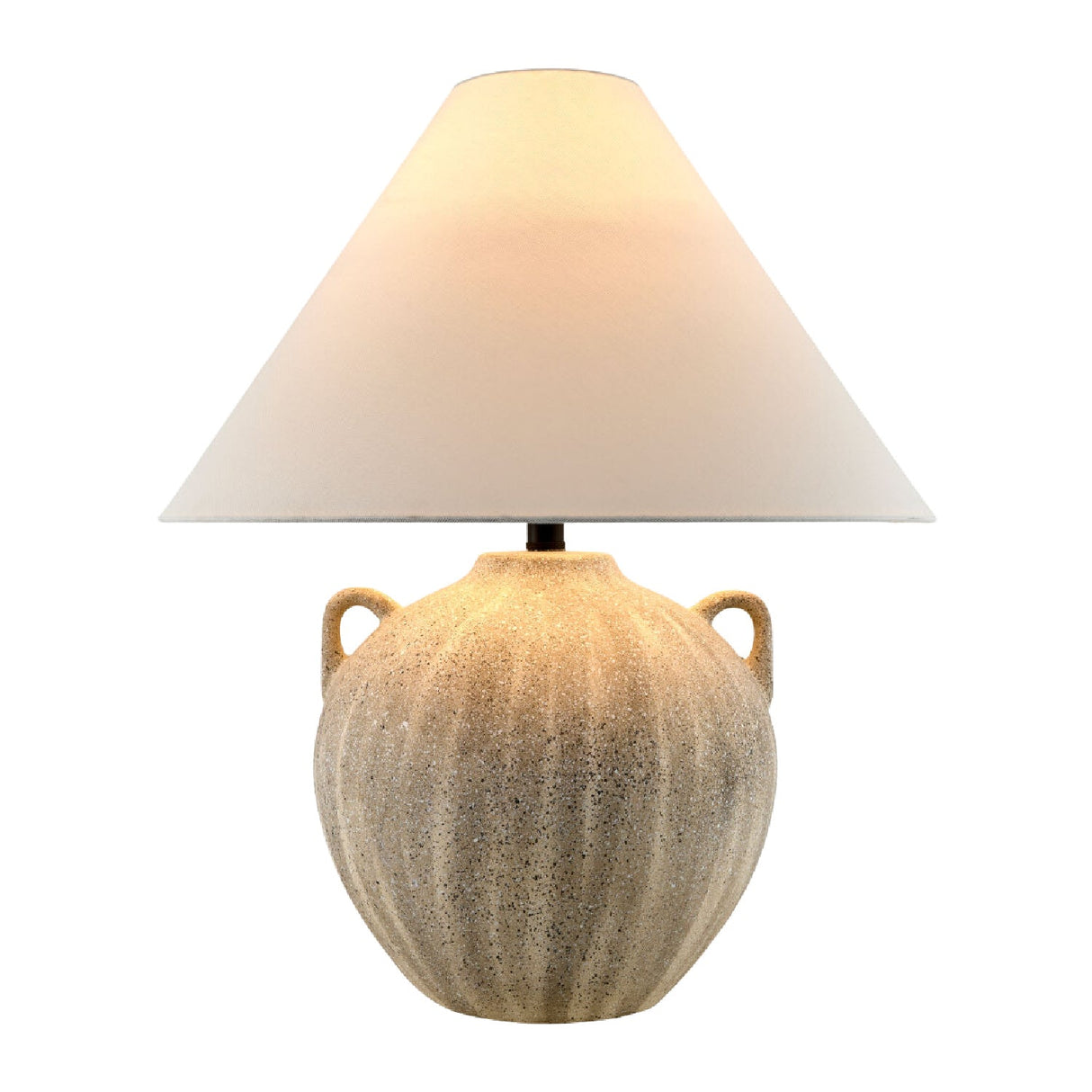 Modern European furniture - Rounded Ceramic Table Lamp - www.oroa.com