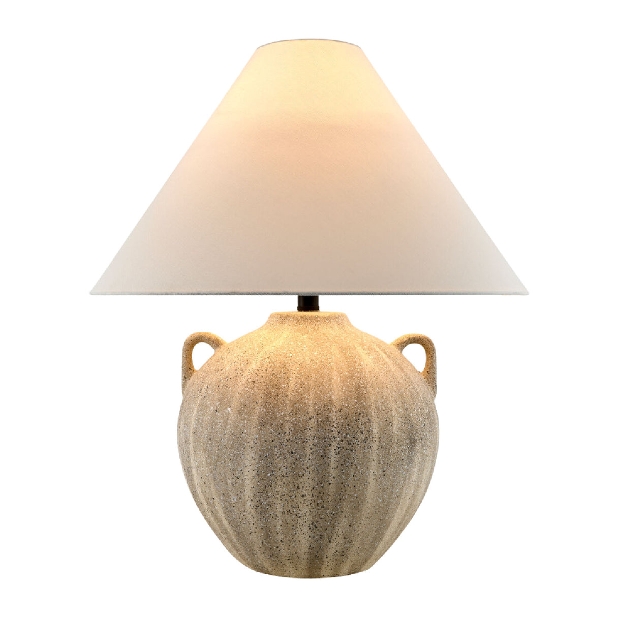 Modern European furniture - Rounded Ceramic Table Lamp - www.oroa.com