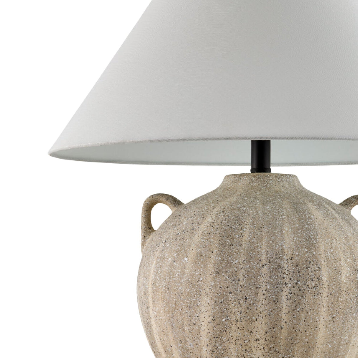 Modern European furniture - Rounded Ceramic Table Lamp - www.oroa.com