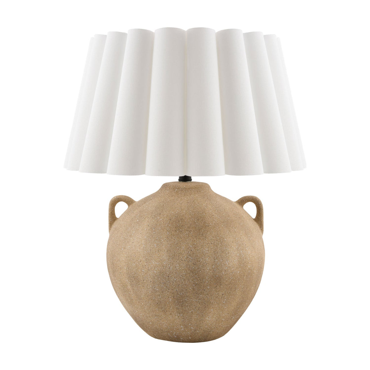Modern European furniture - White Metal Shade Table Lamp - www.oroa.com