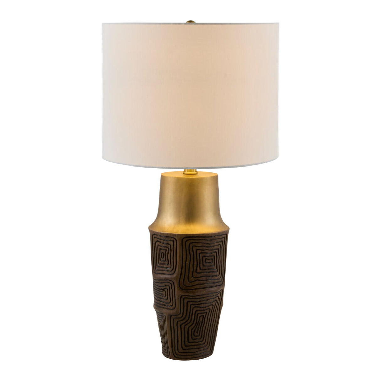 Modern European furniture - Painted Gold Accent Table Lamp - www.oroa.com