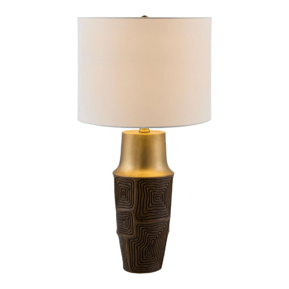 Modern European furniture - Painted Gold Accent Table Lamp - www.oroa.com