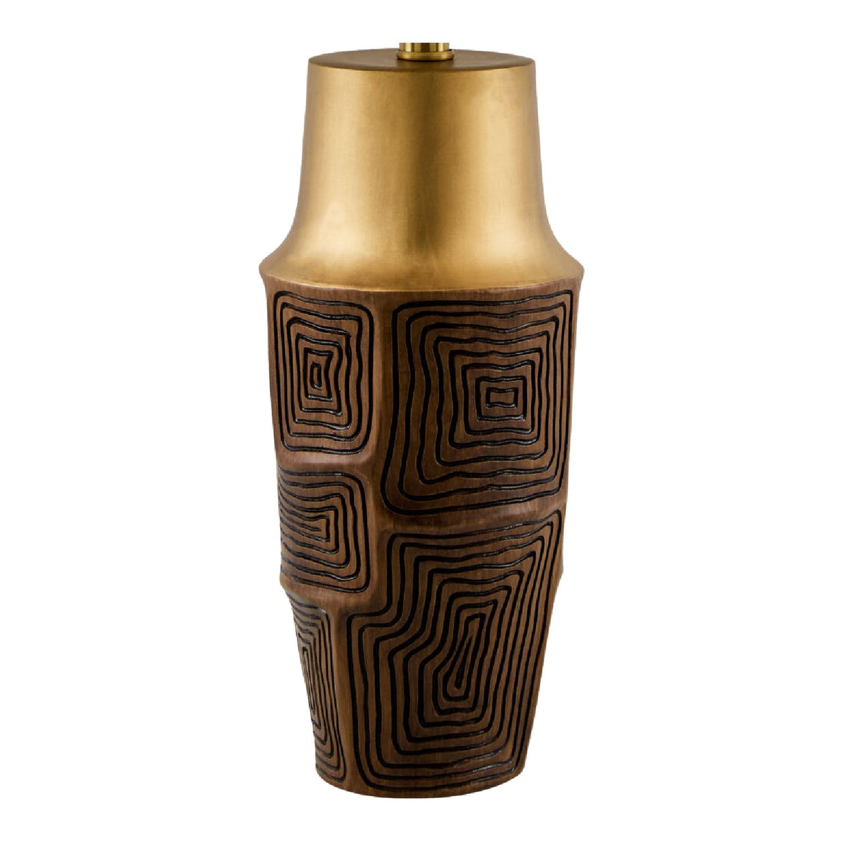 Modern European furniture - Painted Gold Accent Table Lamp - www.oroa.com