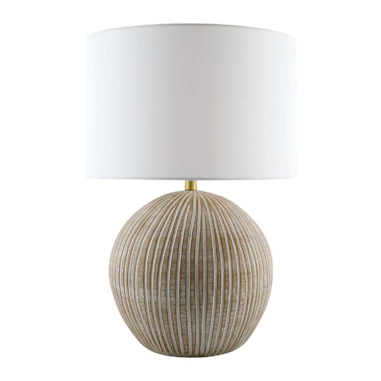 Modern European furniture - Rounded Carved Ceramic Table Lamp - www.oroa.com