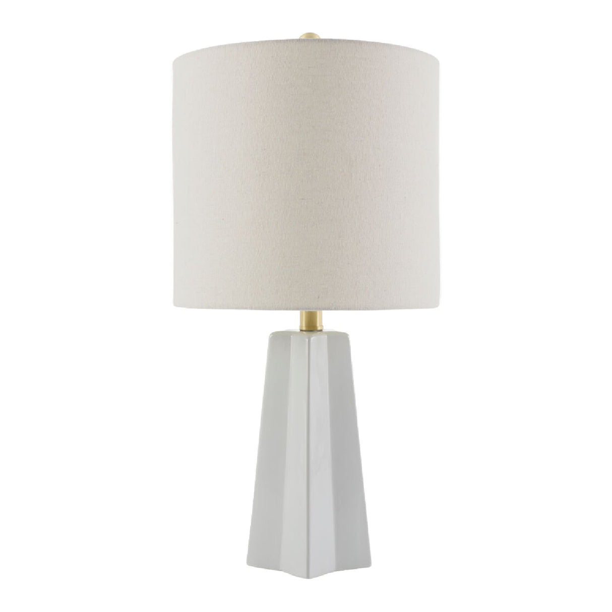 Modern European furniture - Faceted Ceramic Accent Table Lamp - www.oroa.com