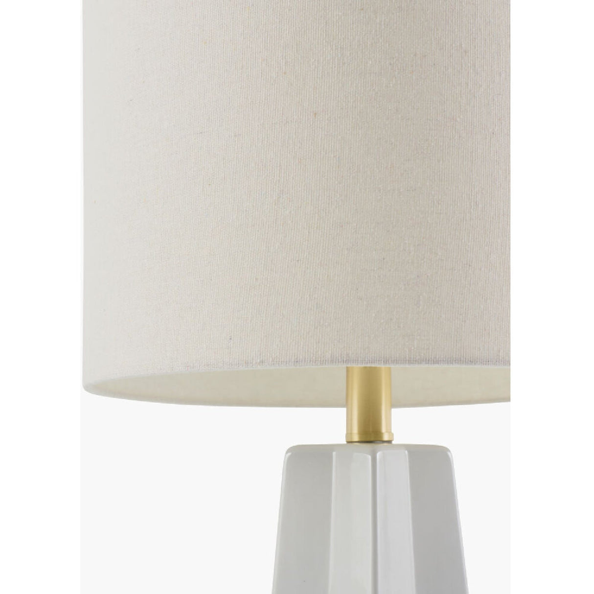 Modern European furniture - Faceted Ceramic Accent Table Lamp - www.oroa.com
