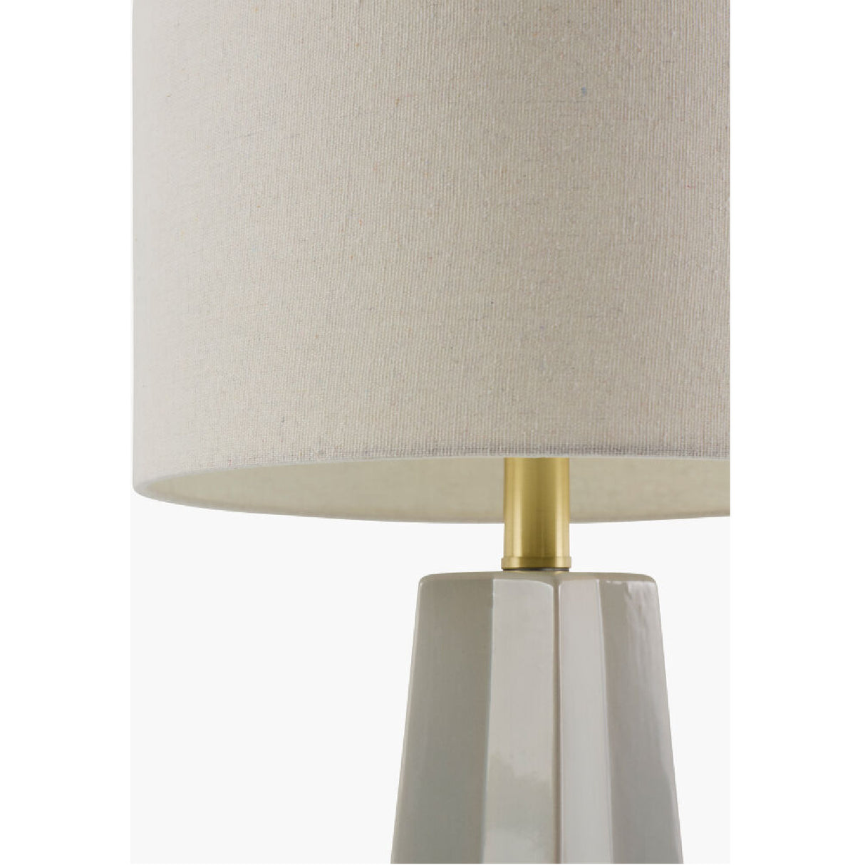 Modern European furniture - Faceted Ceramic Accent Table Lamp - www.oroa.com