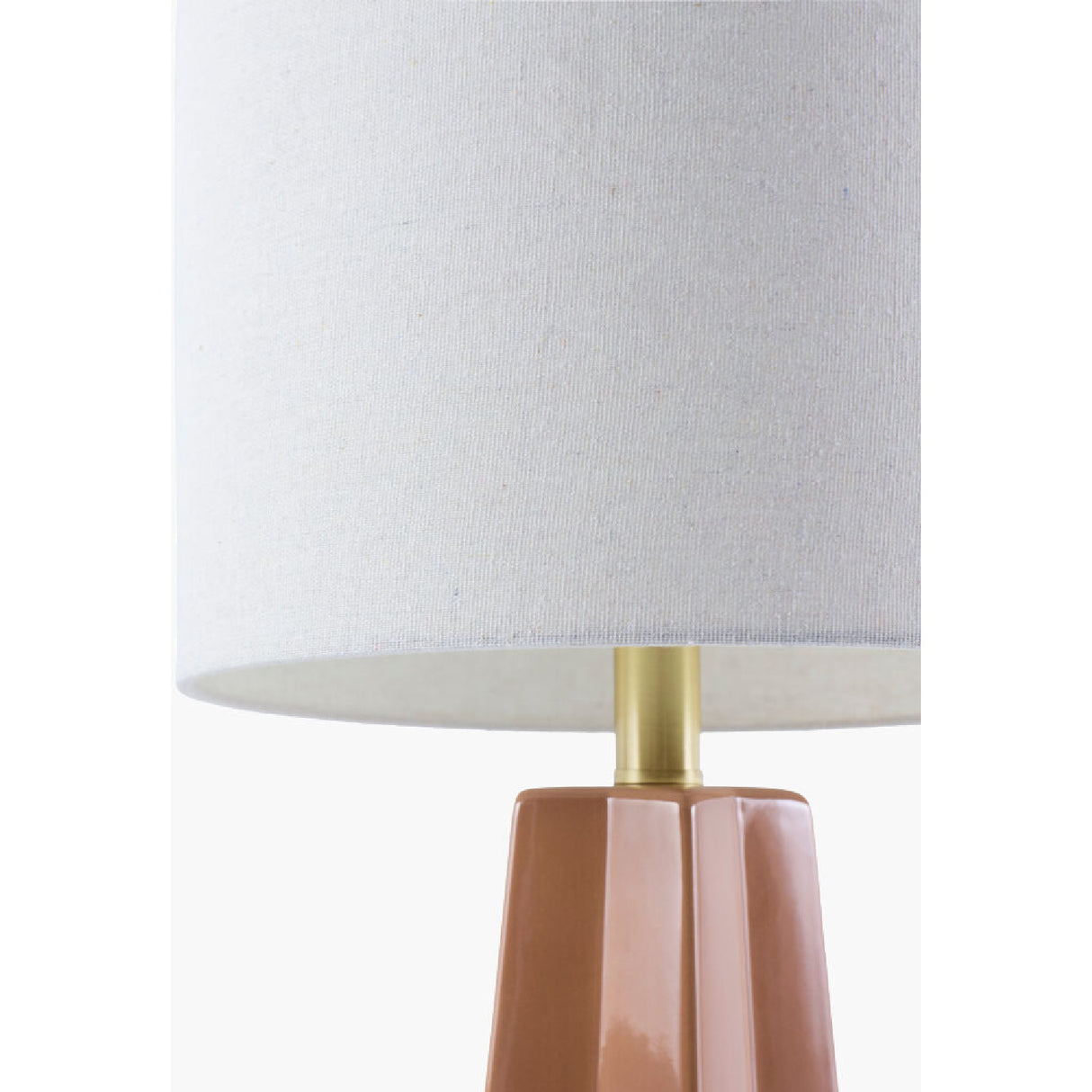 Modern European furniture - Faceted Ceramic Accent Table Lamp - www.oroa.com