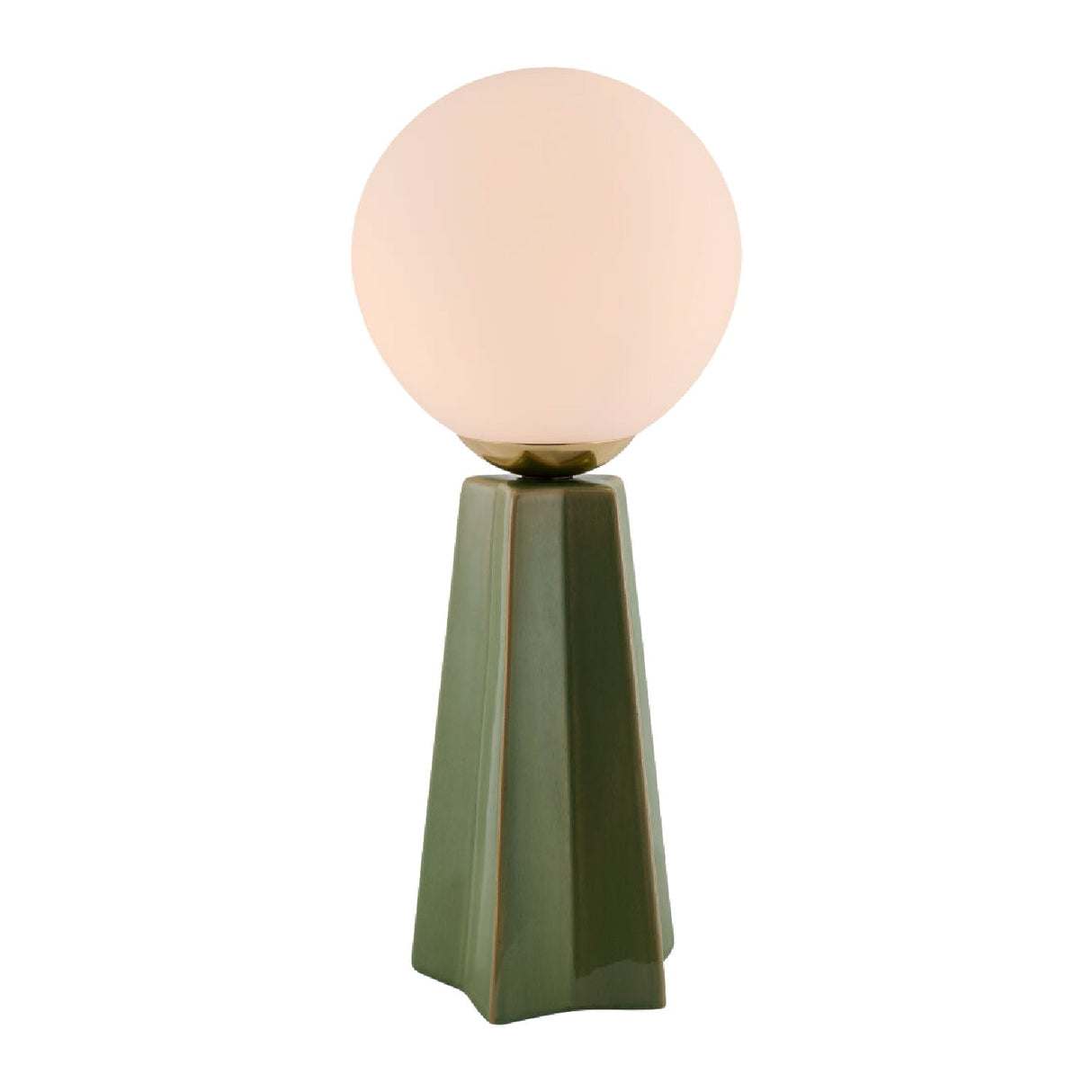 Modern European furniture - White Glass Globe Table Lamp - www.oroa.com