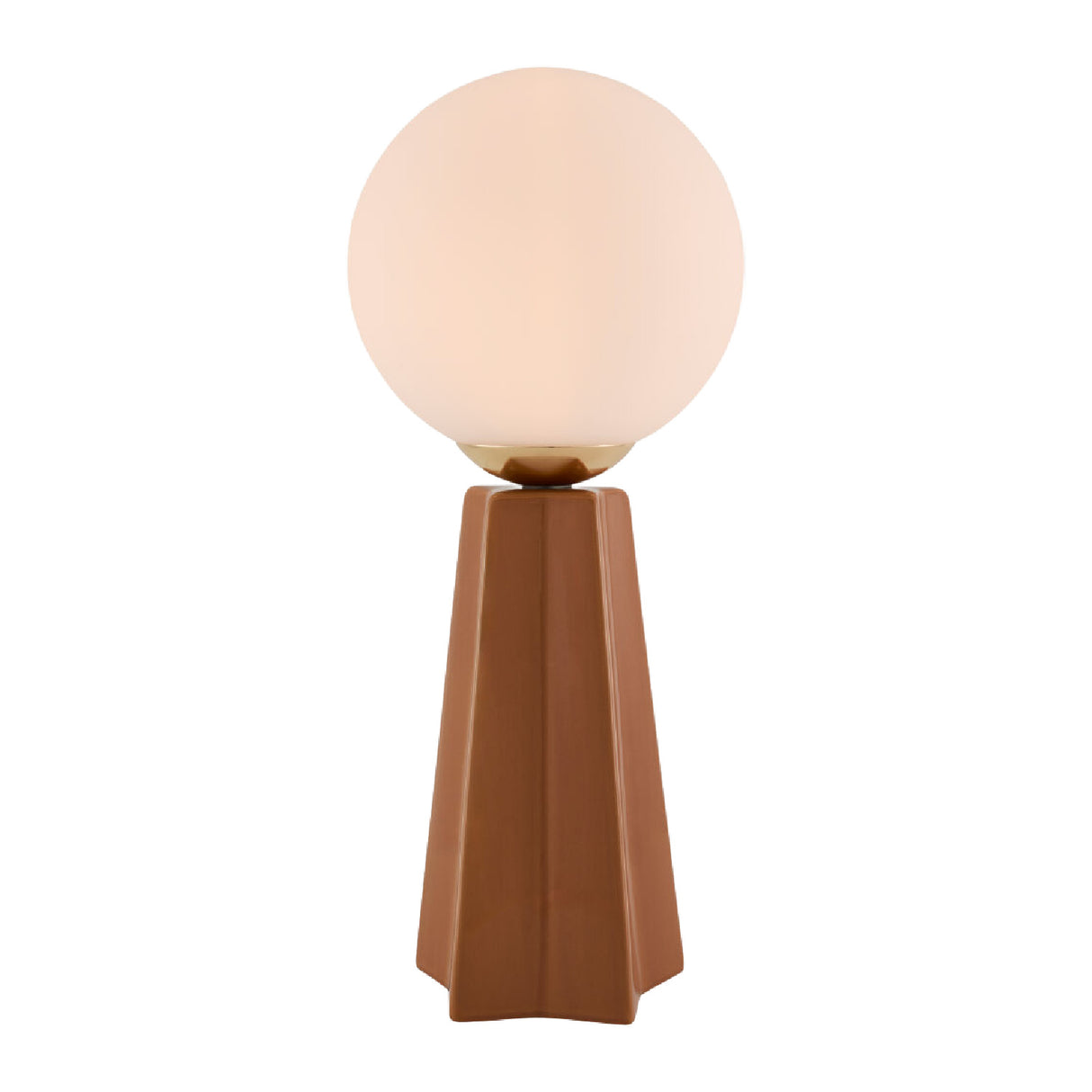 Modern European furniture - White Glass Globe Table Lamp - www.oroa.com