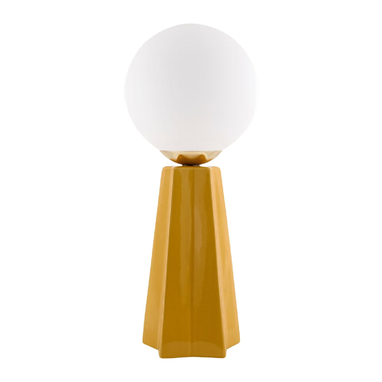 Modern European furniture - White Glass Globe Table Lamp - www.oroa.com