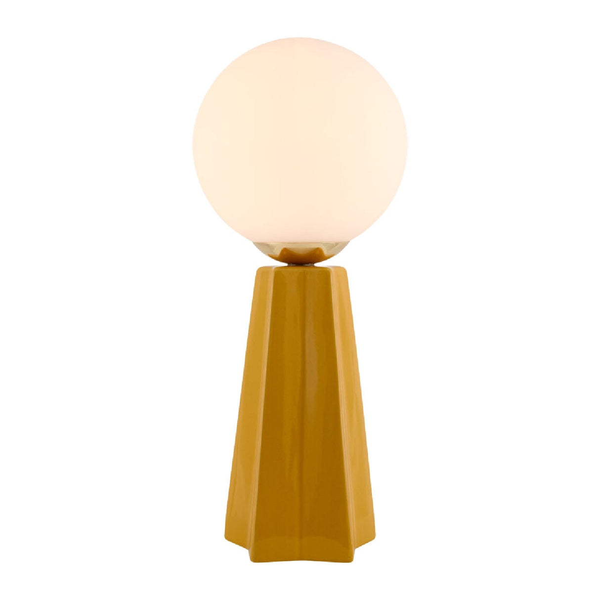 Modern European furniture - White Glass Globe Table Lamp - www.oroa.com