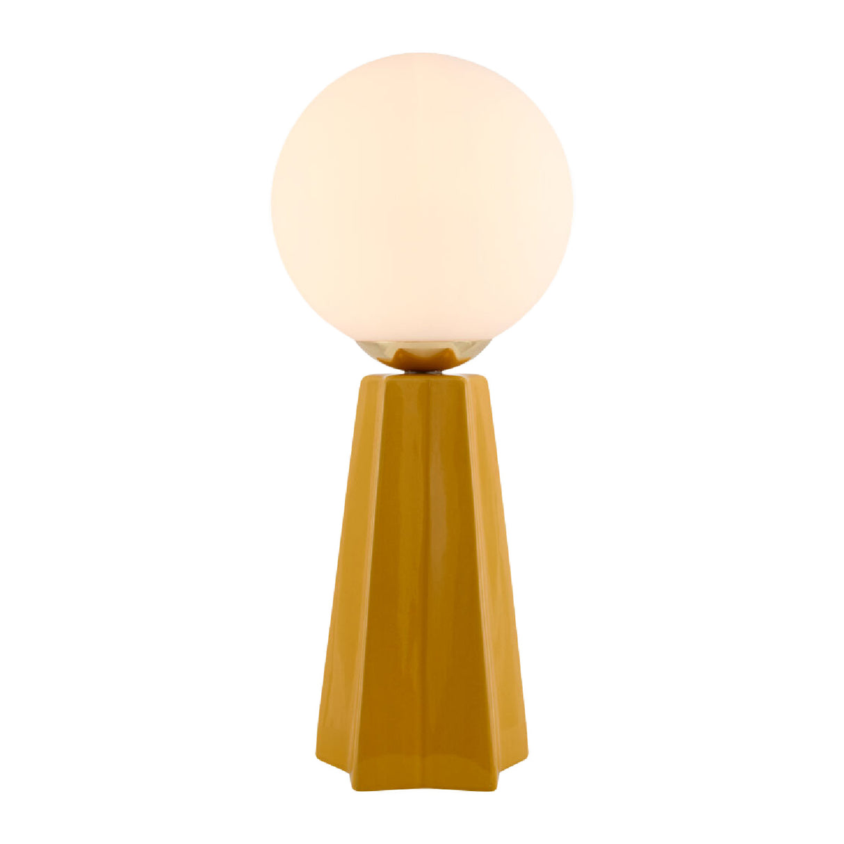 White Glass Globe Table Lamp | Oroa.com