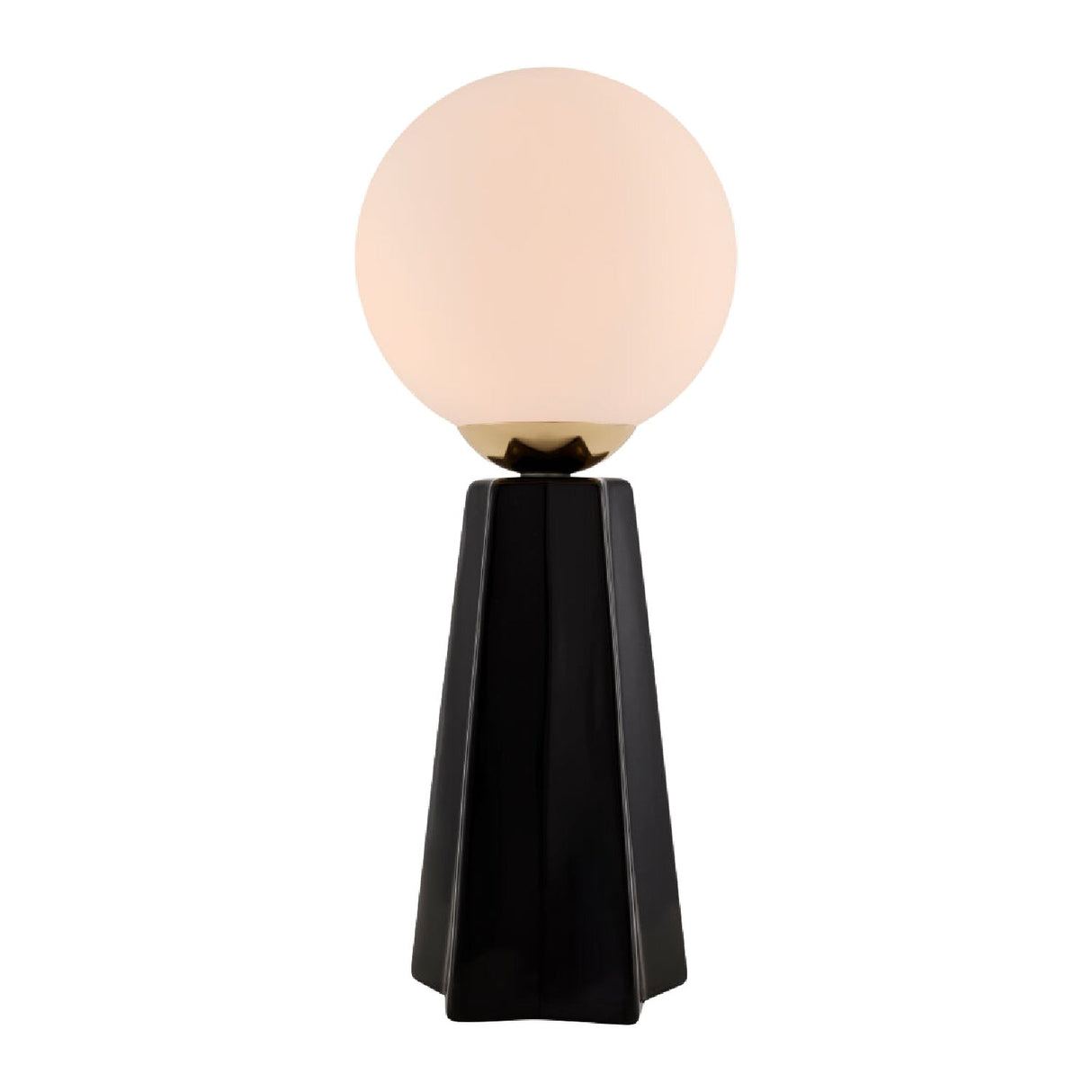 Modern European furniture - White Glass Globe Table Lamp - www.oroa.com