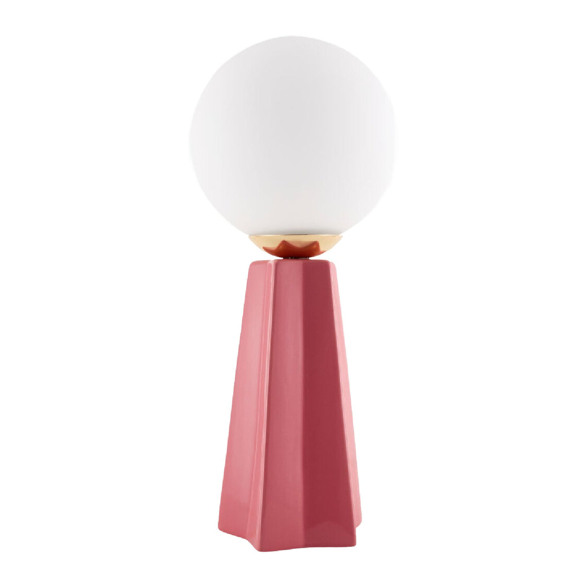 Modern European furniture - White Glass Globe Table Lamp - www.oroa.com