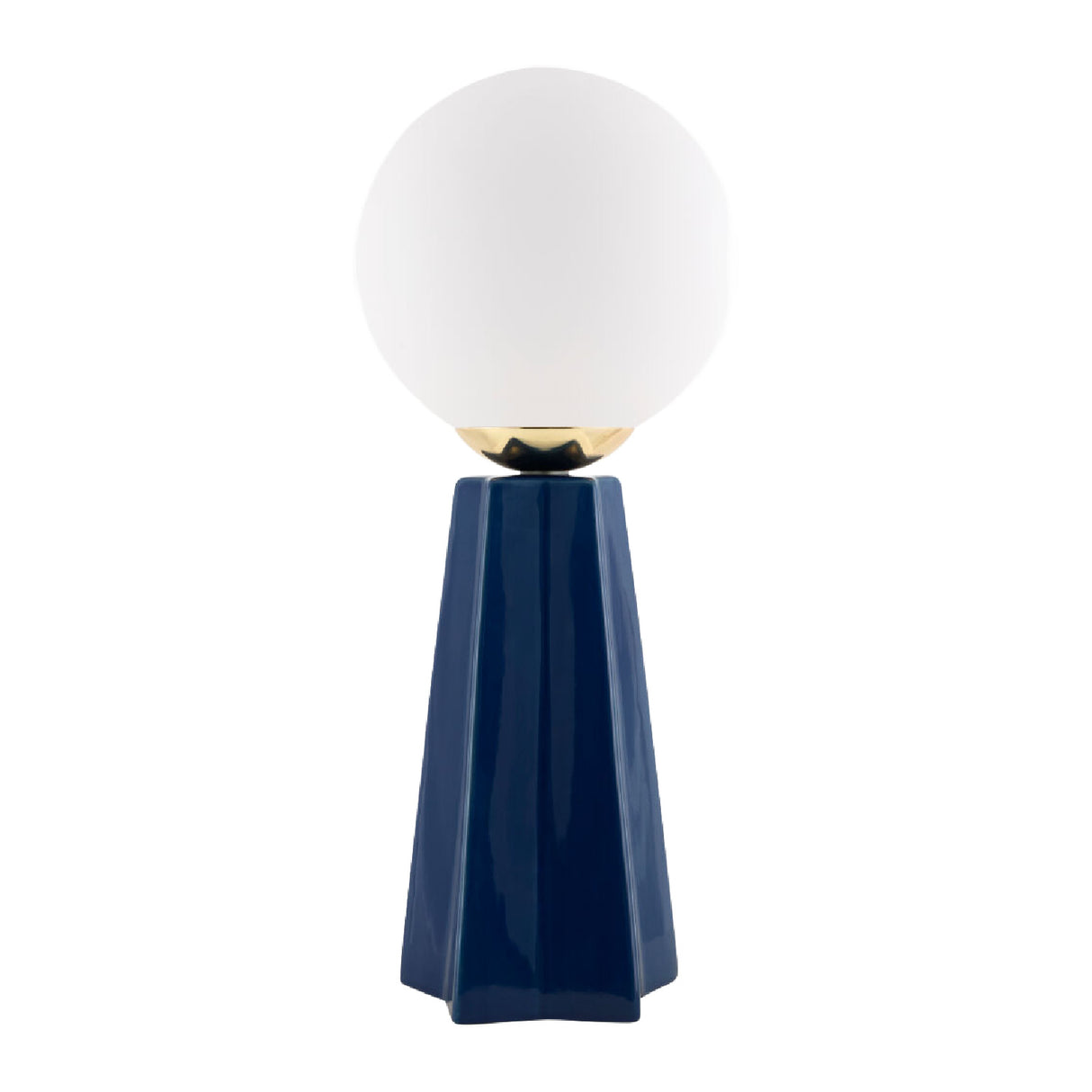 Modern European furniture - White Glass Globe Table Lamp - www.oroa.com