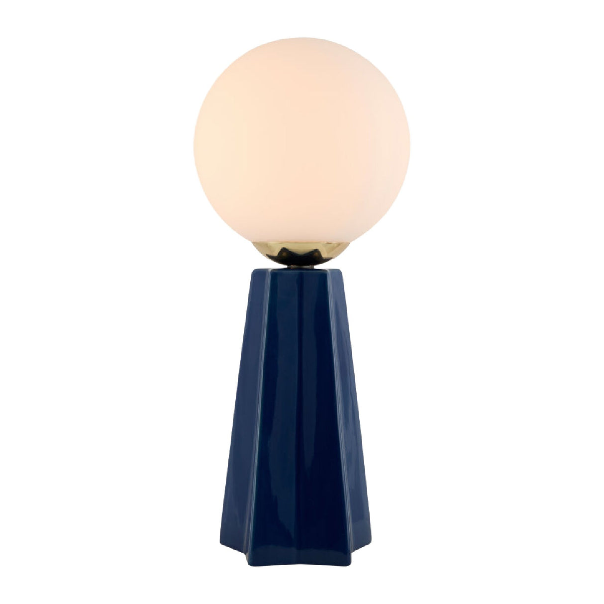 Modern European furniture - White Glass Globe Table Lamp - www.oroa.com