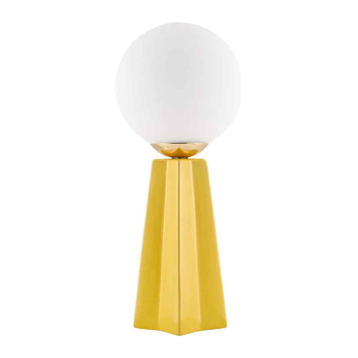 Modern European furniture - White Glass Globe Table Lamp - www.oroa.com