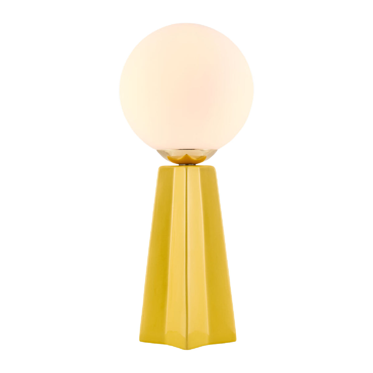 Modern European furniture - White Glass Globe Table Lamp - www.oroa.com