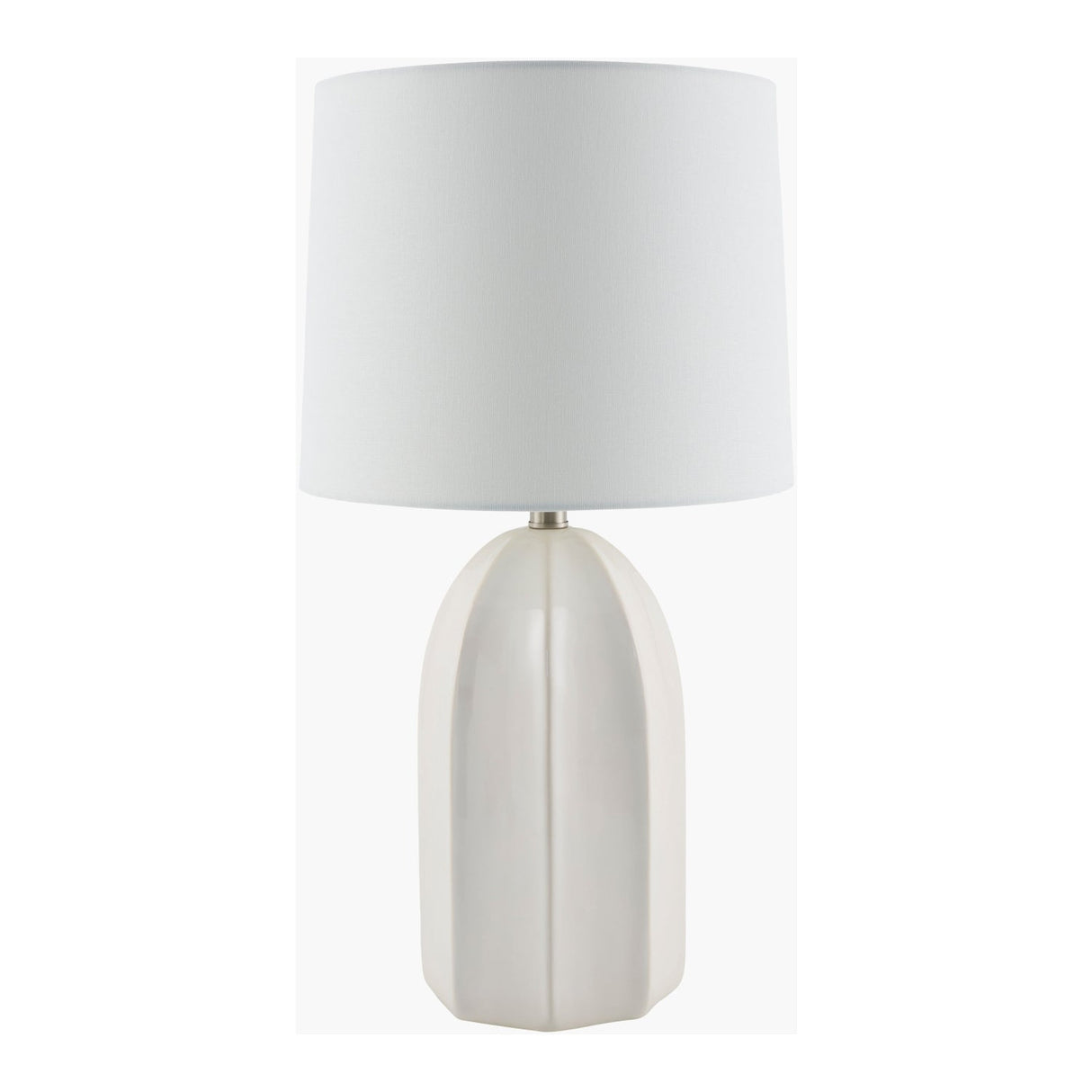 Modern European furniture - Glazed Ceramic Linen Table Lamp - www.oroa.com