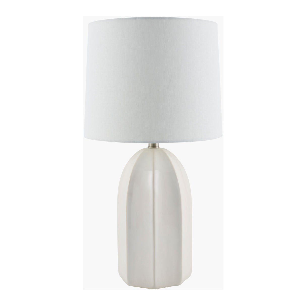 Modern European furniture - Glazed Ceramic Linen Table Lamp - www.oroa.com