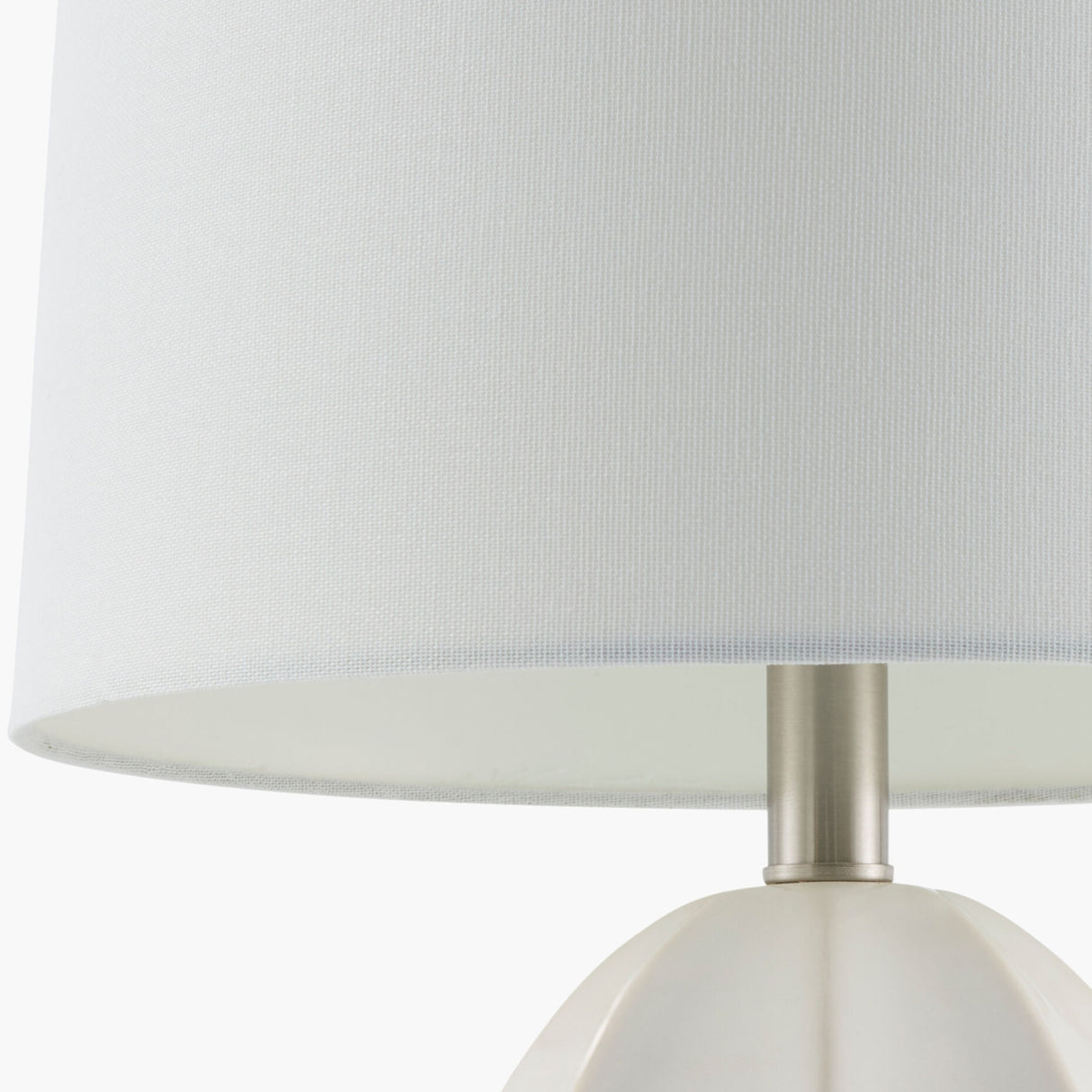 Modern European furniture - Glazed Ceramic Linen Table Lamp - www.oroa.com