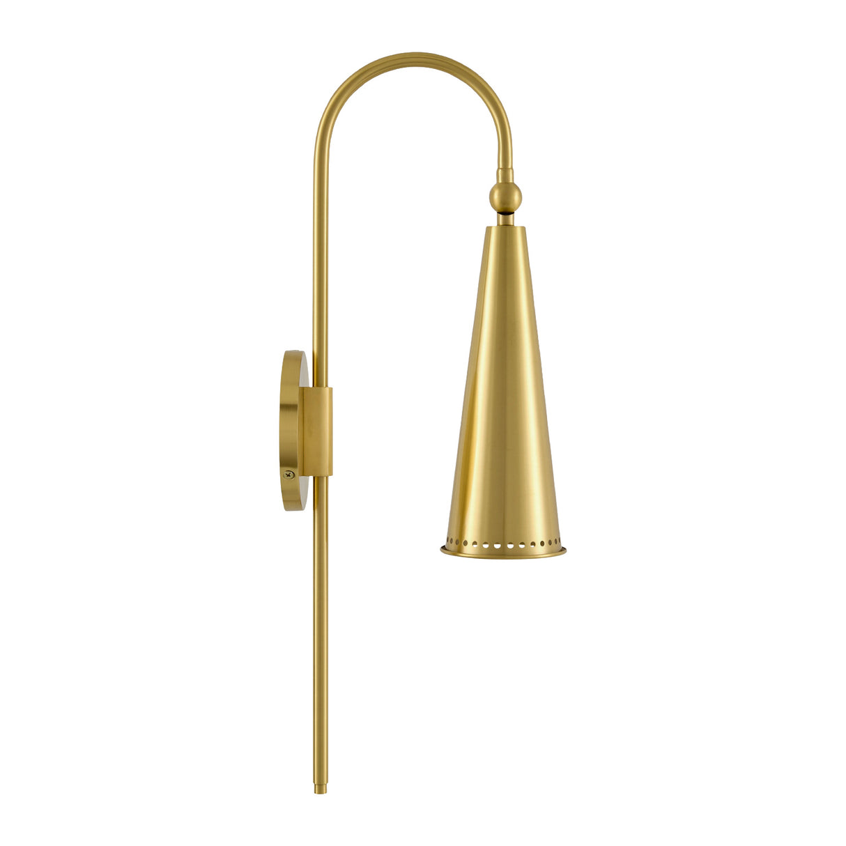 Modern European furniture - Gold Conical Wall Lamp - www.oroa.com