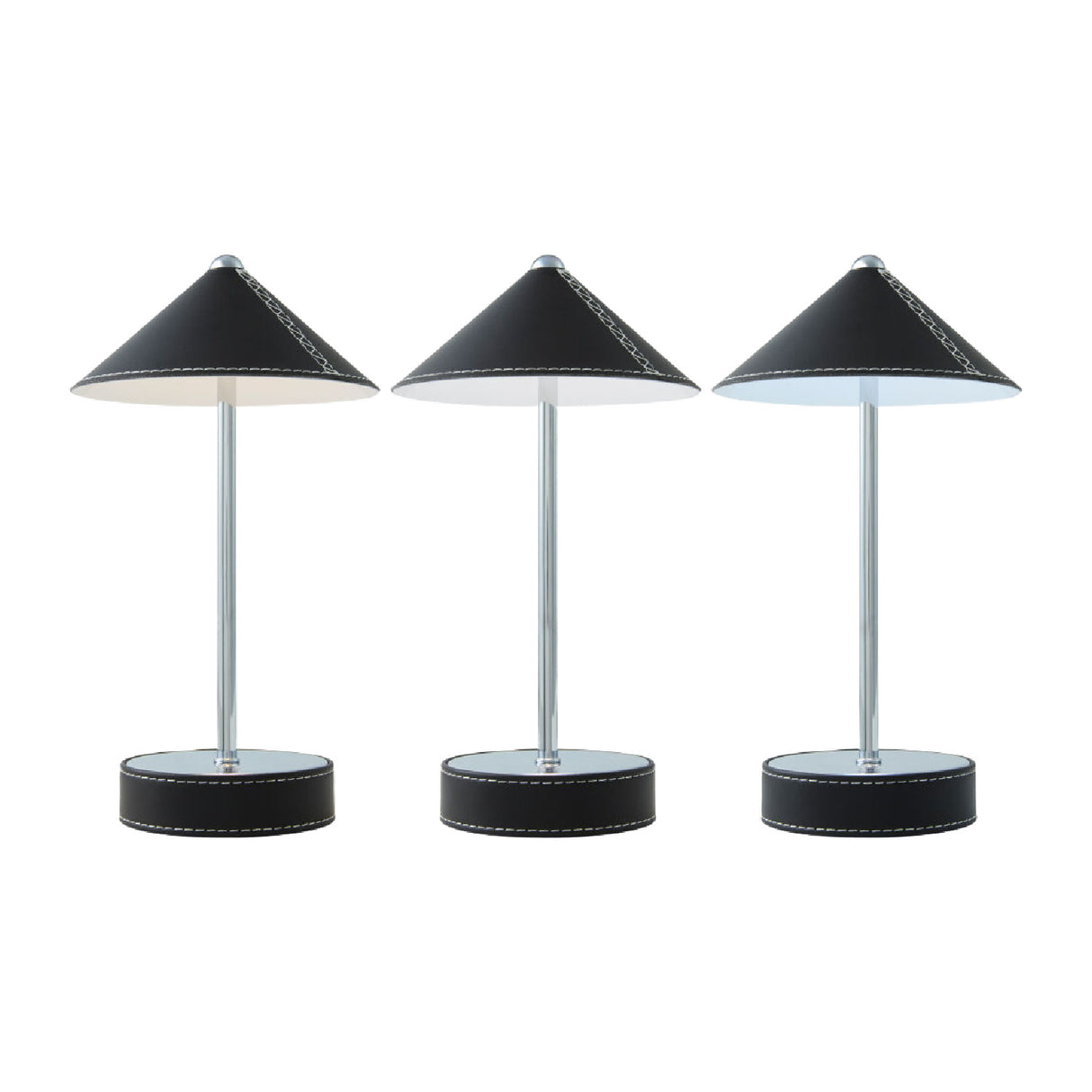 Modern European furniture - Empire Leather Shade Table Lamp - www.oroa.com