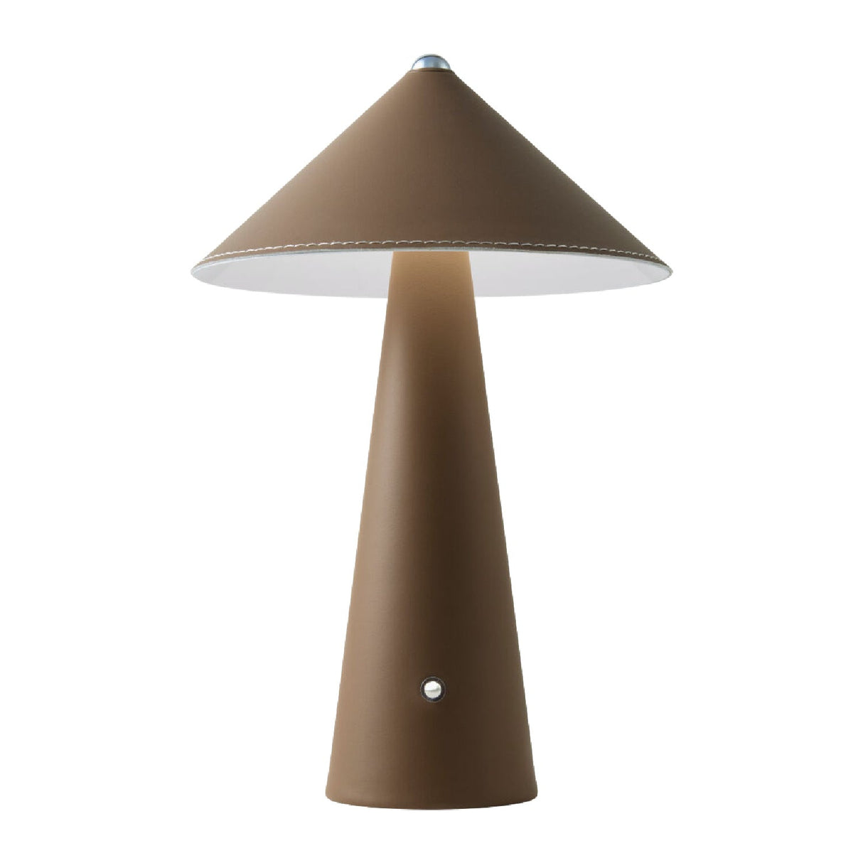 Modern European furniture - Brushed Leather Accent Table Lamp - www.oroa.com