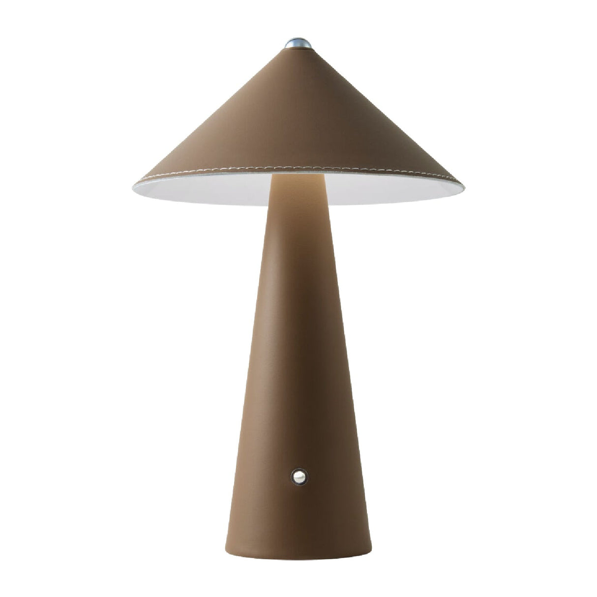 Modern European furniture - Brushed Leather Accent Table Lamp - www.oroa.com
