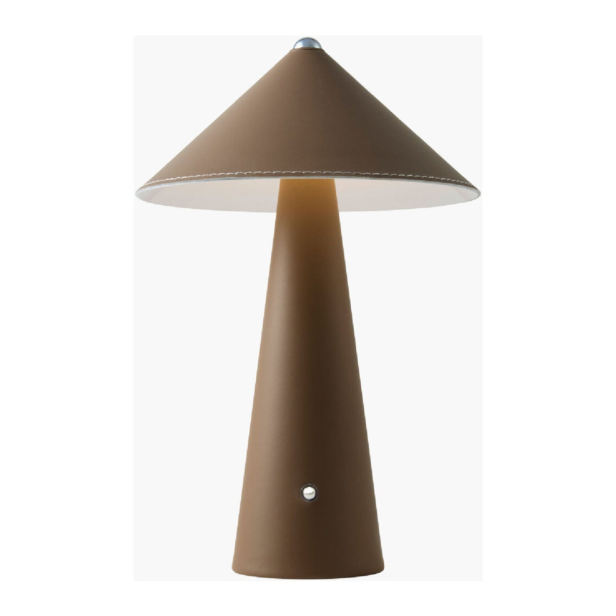 Modern European furniture - Brushed Leather Accent Table Lamp - www.oroa.com