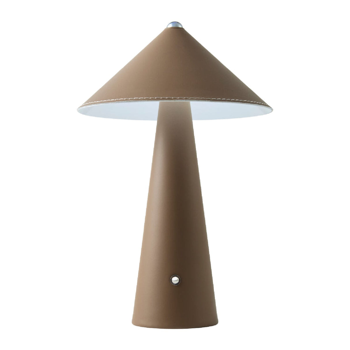 Modern European furniture - Brushed Leather Accent Table Lamp - www.oroa.com