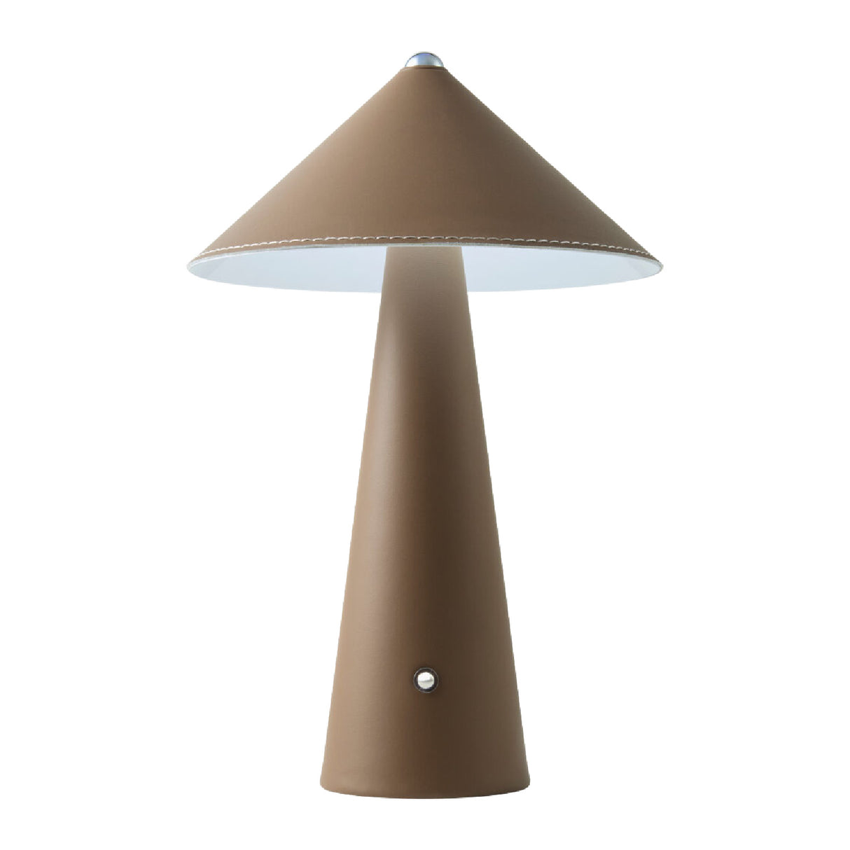 Modern European furniture - Brushed Leather Accent Table Lamp - www.oroa.com