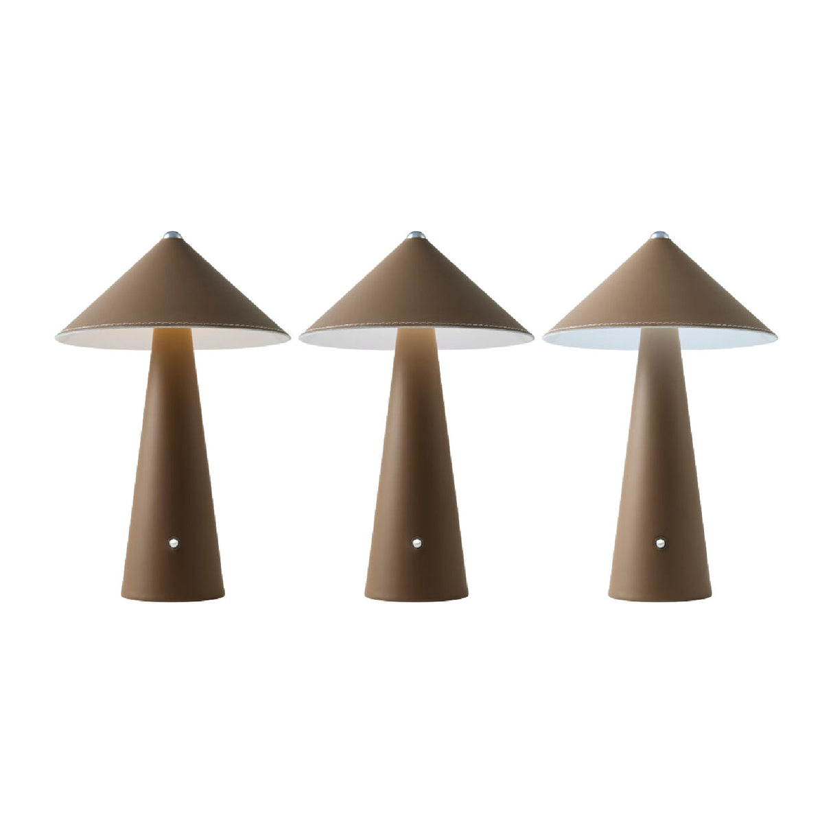 Modern European furniture - Brushed Leather Accent Table Lamp - www.oroa.com