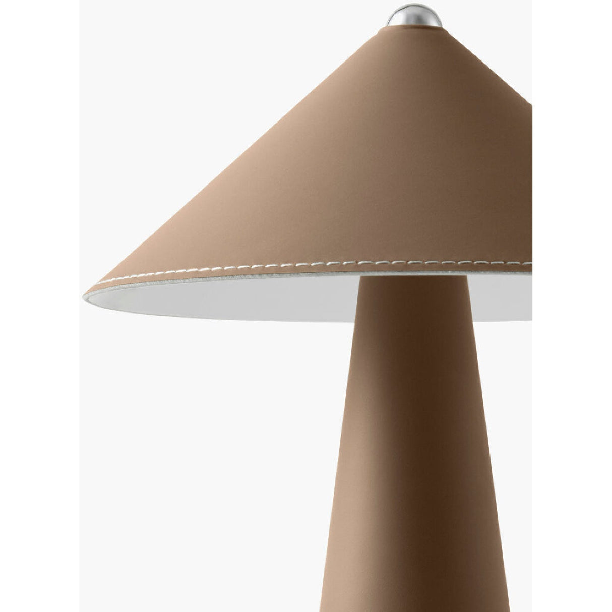 Modern European furniture - Brushed Leather Accent Table Lamp - www.oroa.com