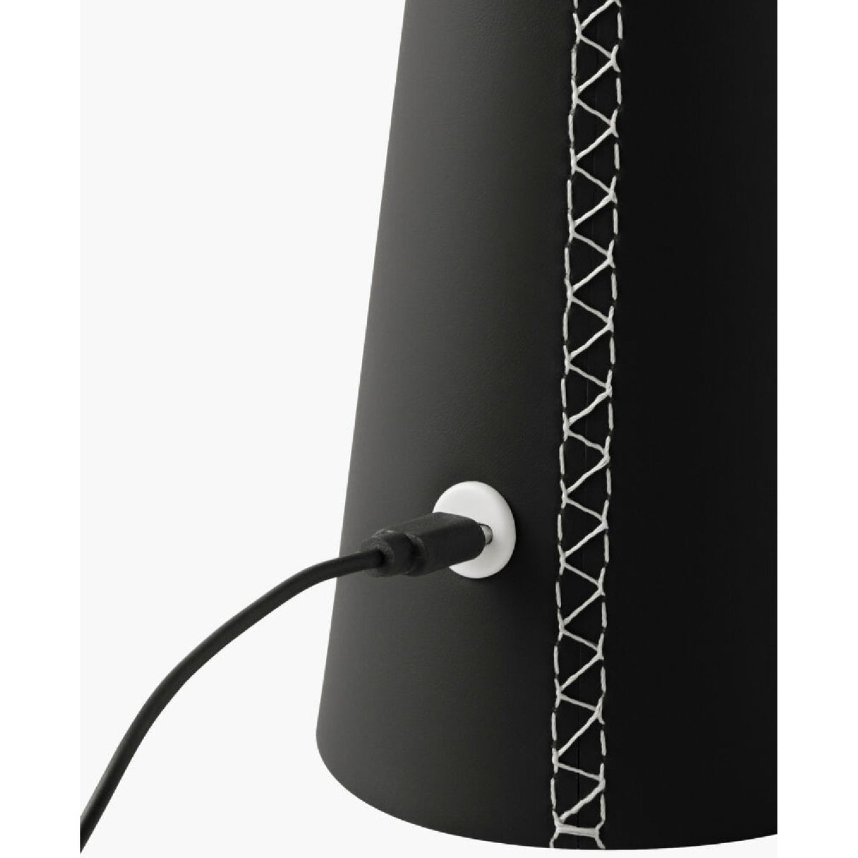 Modern European furniture - Brushed Leather Accent Table Lamp - www.oroa.com