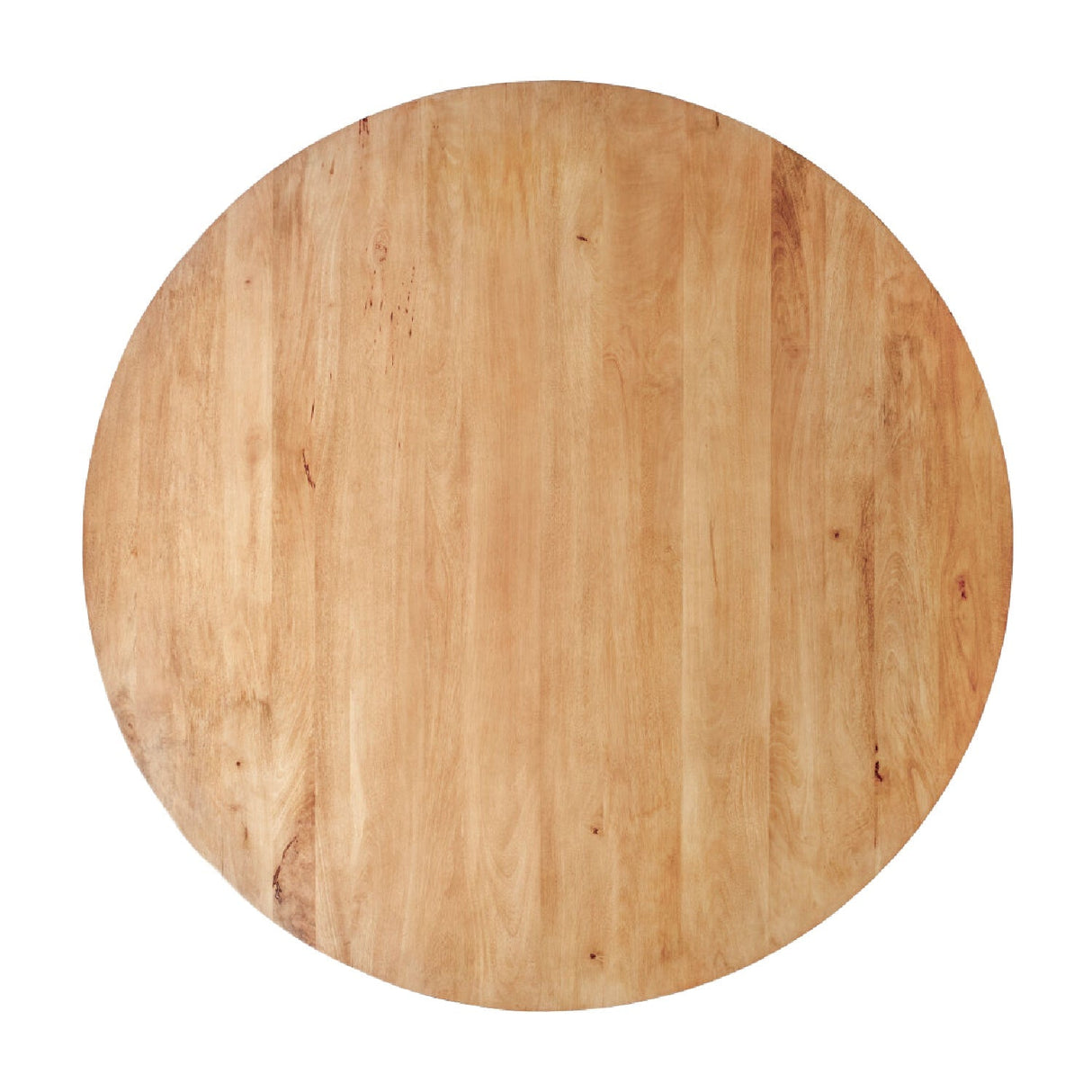 Modern European furniture - Reeded Wood Round Dining Table - www.oroa.com