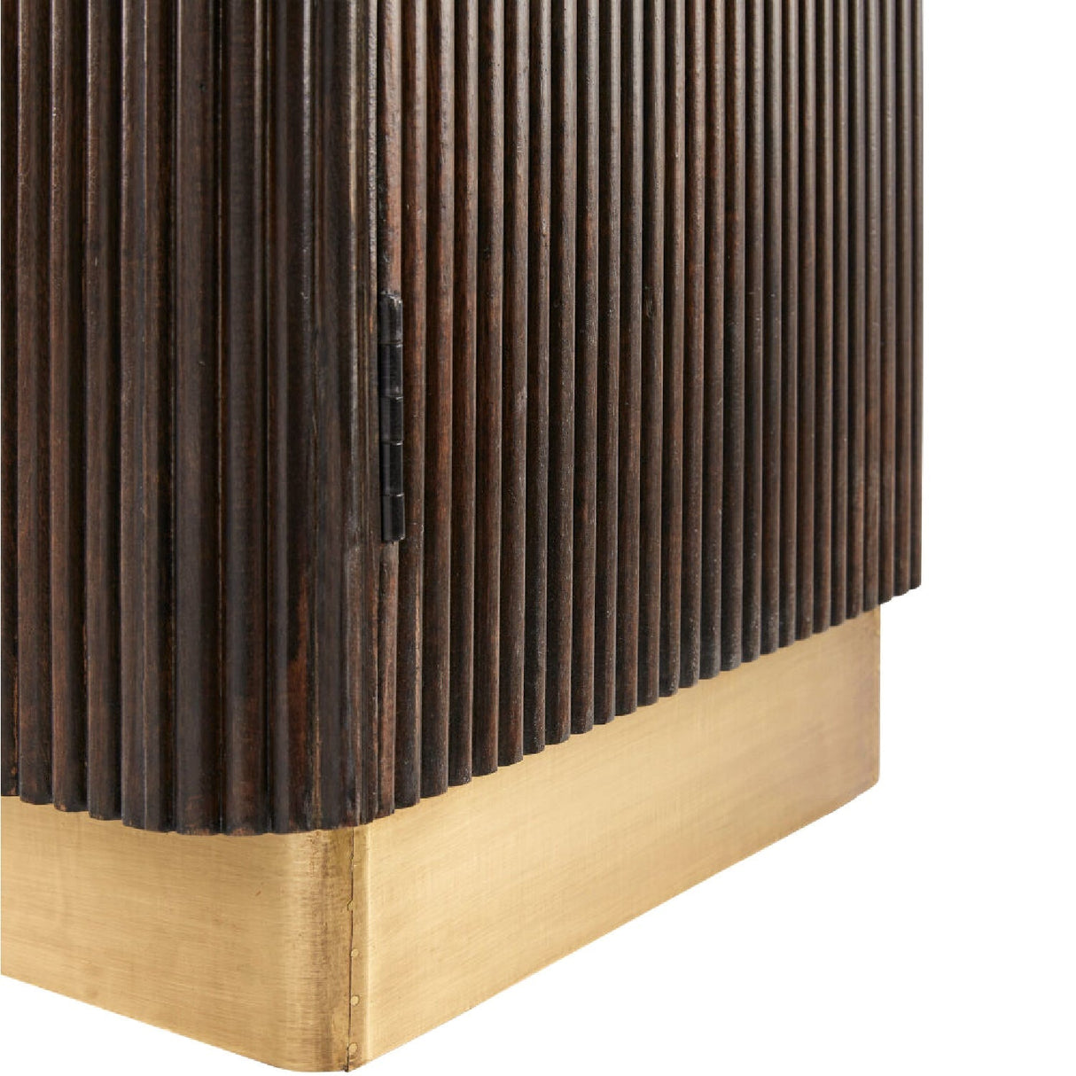 Modern European furniture - Reeded Wood 2-Door Cabinet - www.oroa.com
