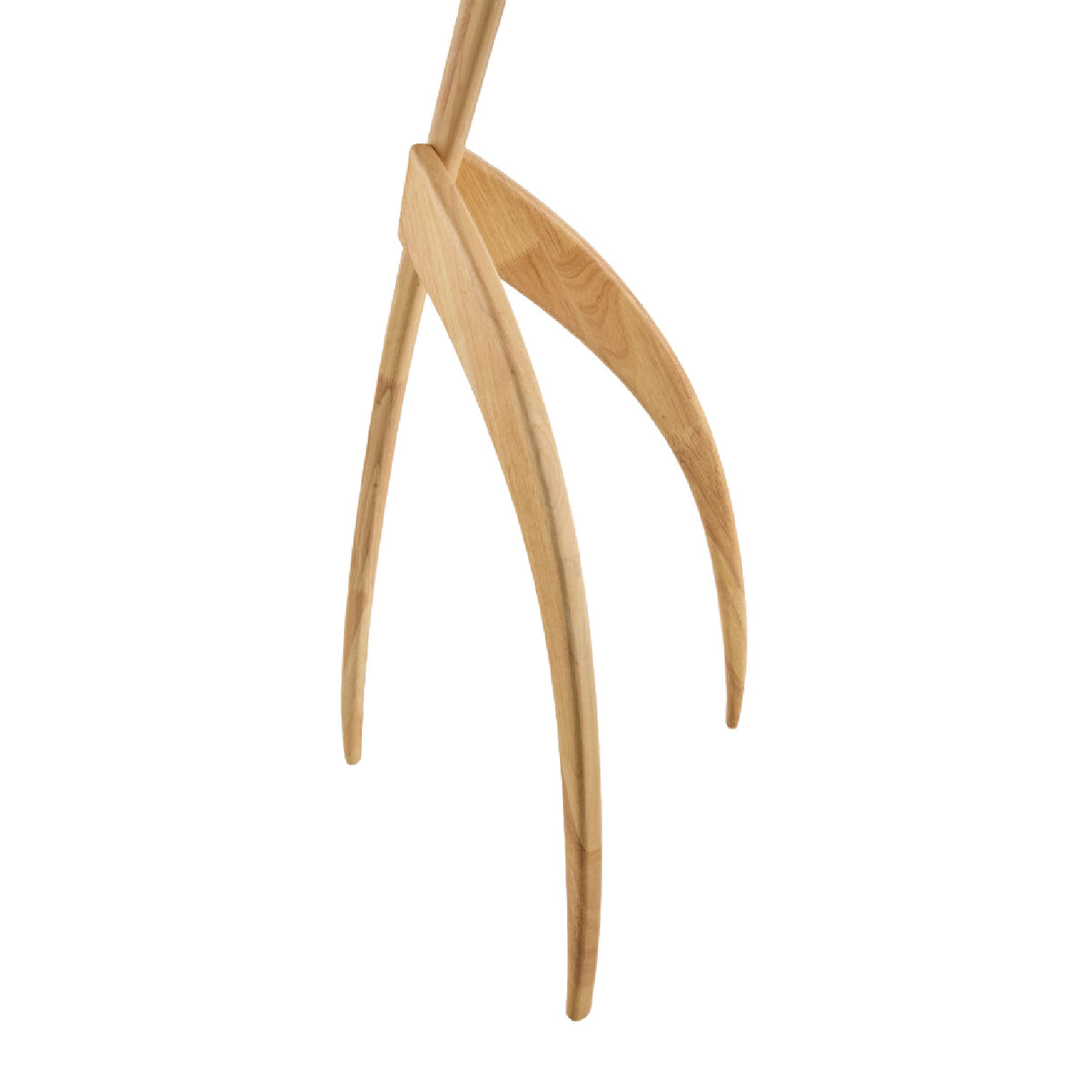 Rubberwood Tripod Accent Floor Lamp | Oroa.com