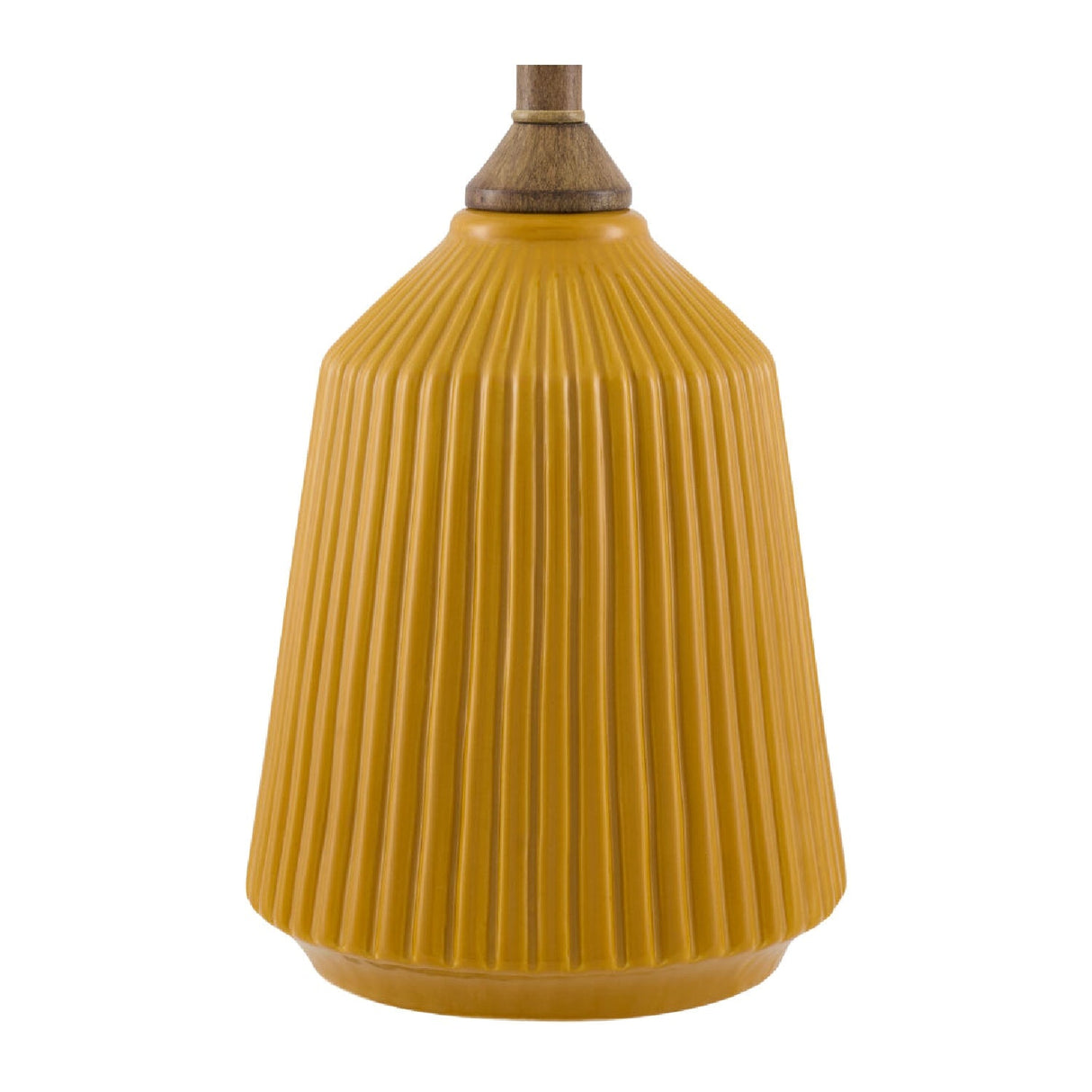 Modern European furniture - Reeded Glazed Ceramic Table Lamp - www.oroa.com