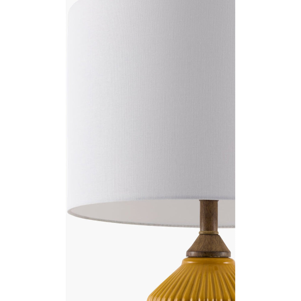 Modern European furniture - Reeded Glazed Ceramic Table Lamp - www.oroa.com