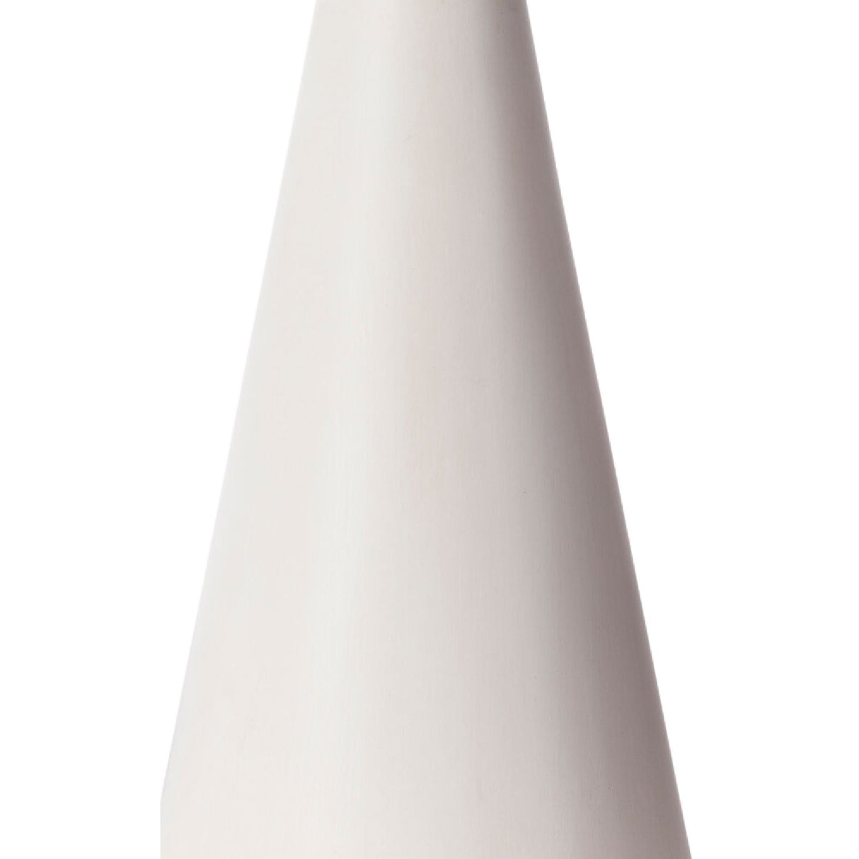 Modern European furniture - White Conical Base Table Lamp - www.oroa.com
