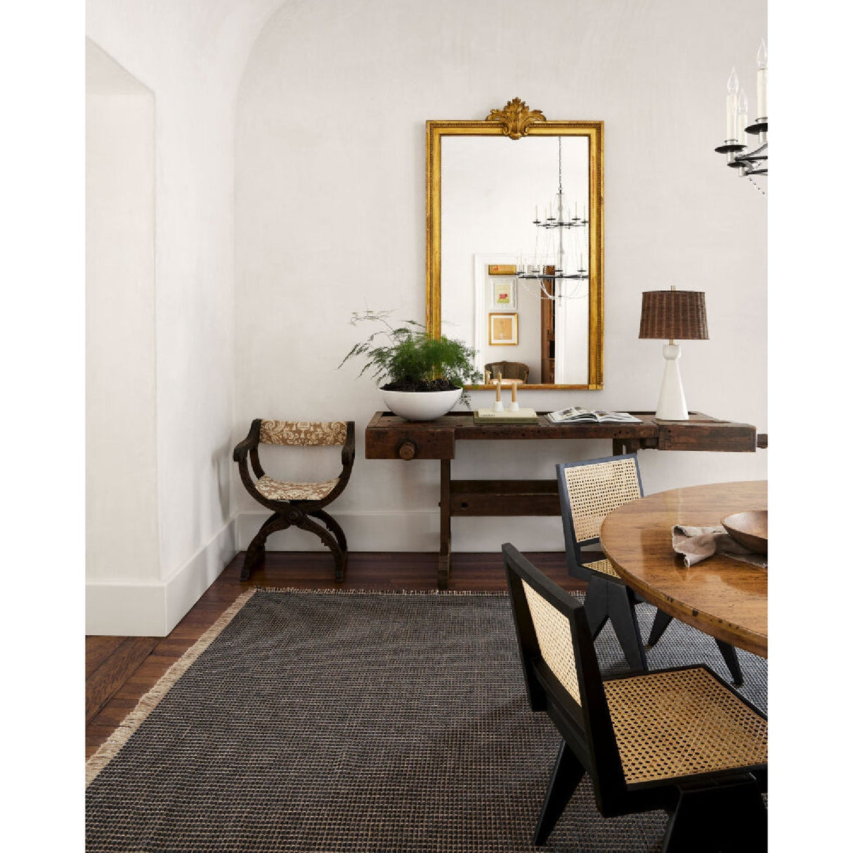 Modern European furniture - White Conical Base Table Lamp - www.oroa.com