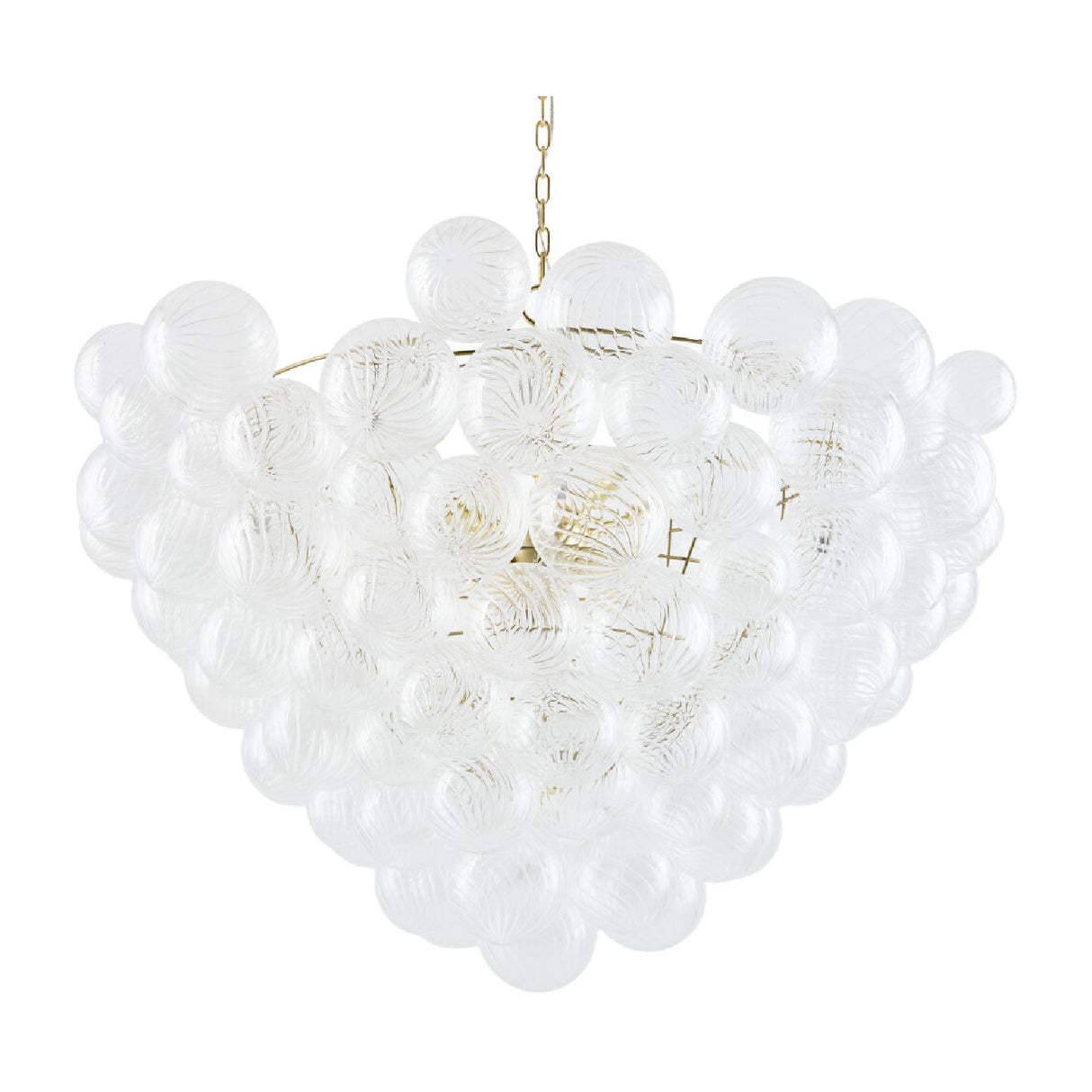 Modern European furniture - Etched Glass Orbs Chandelier - www.oroa.com