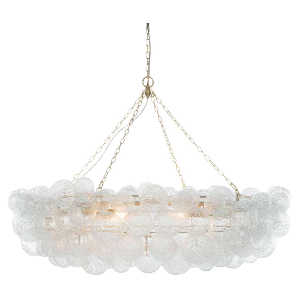 Modern European furniture - Etched Glass Orbs Chandelier - www.oroa.com