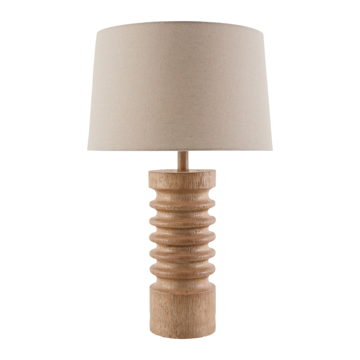 Modern European furniture - Cream Linen Accent Table Lamp - www.oroa.com