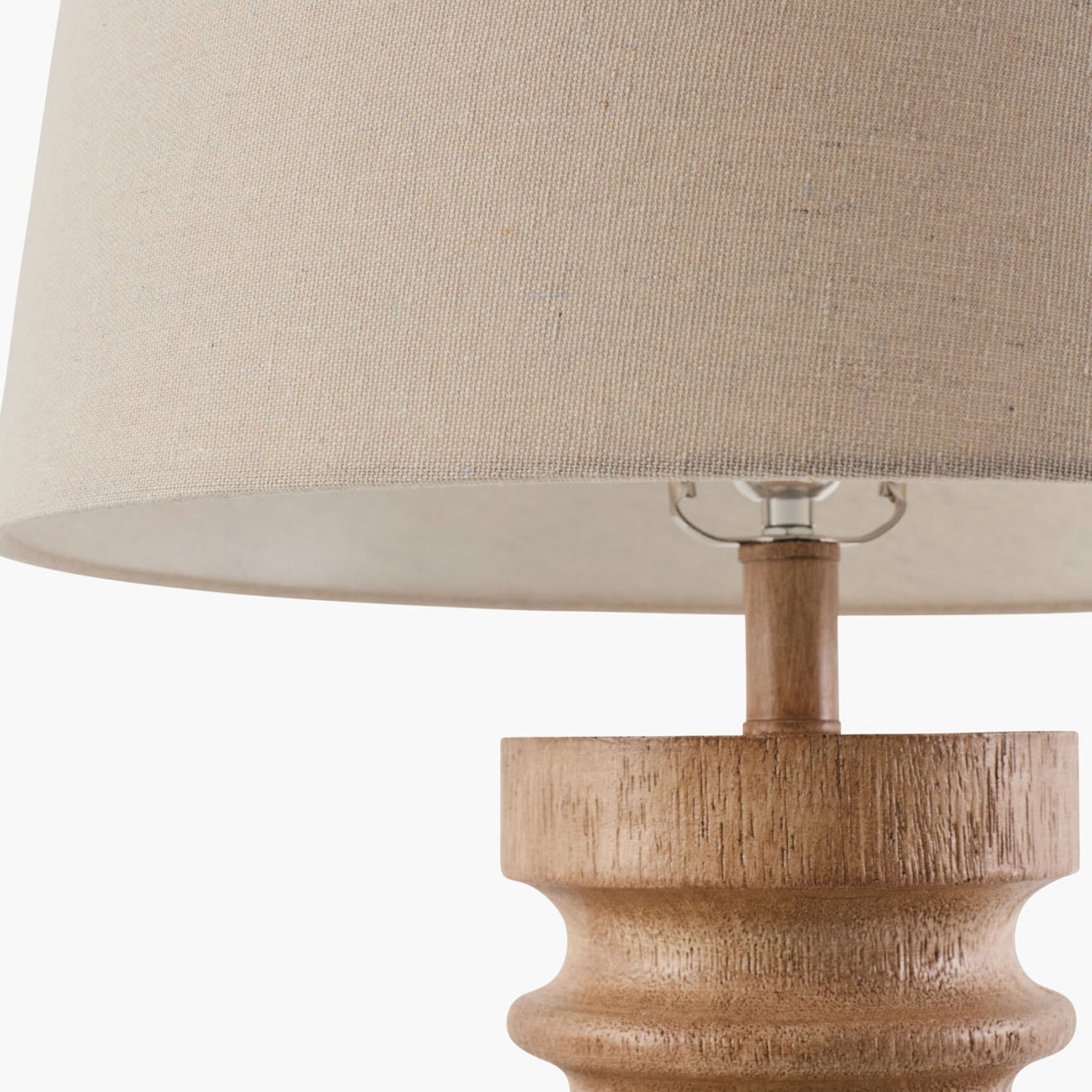Modern European furniture - Cream Linen Accent Table Lamp - www.oroa.com