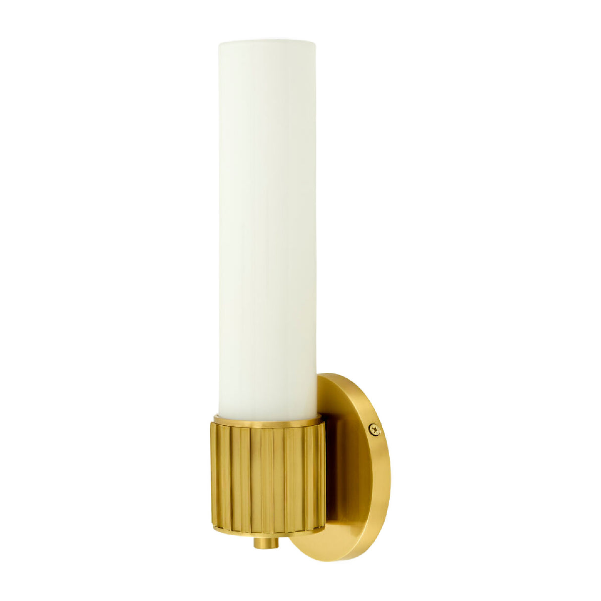 Cylindrical White Glass Wall Lamp S | Oroa.com
